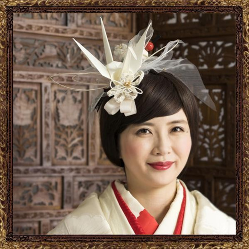 トレンドの白×ゴールド】白無垢 簪 成人式 髪飾り 大正ロマン 鶴