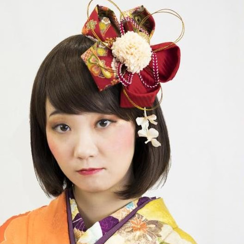 和装　結婚式　成人式　振袖　髪飾り　大正ロマン　レトロモダンな大人の花咲く飾り b854080a1e5564ecf1164a2f40d52d
