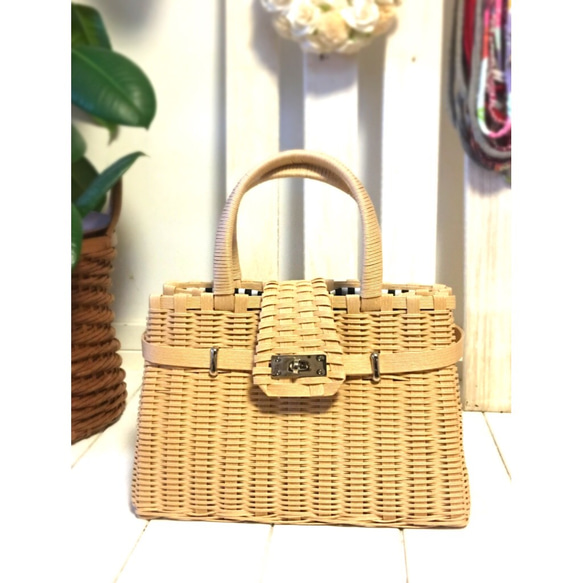 かごバッグ ナチュラル (S) かごバッグ Tiny paddy 通販 7638154  