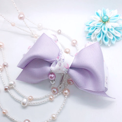 新品♡お花バレッタ♡パープル♡ヘアアクセサリー 紫（パープル） バレッタ の人気通販｜Creema(クリーマ) 国内