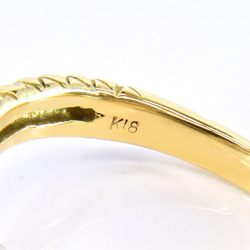 ヘビ　リング　エメラルド　18金　ゴールド　蛇　スネーク　レディース　メンズ　ユニセックス　指輪 8枚目の画像