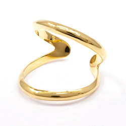 【受注生産】　シンプル　2連デザイン　フリーサイズ　リング　プラチナ　18金　ゴールド　指輪　ユニセックス　関節指輪 2枚目の画像