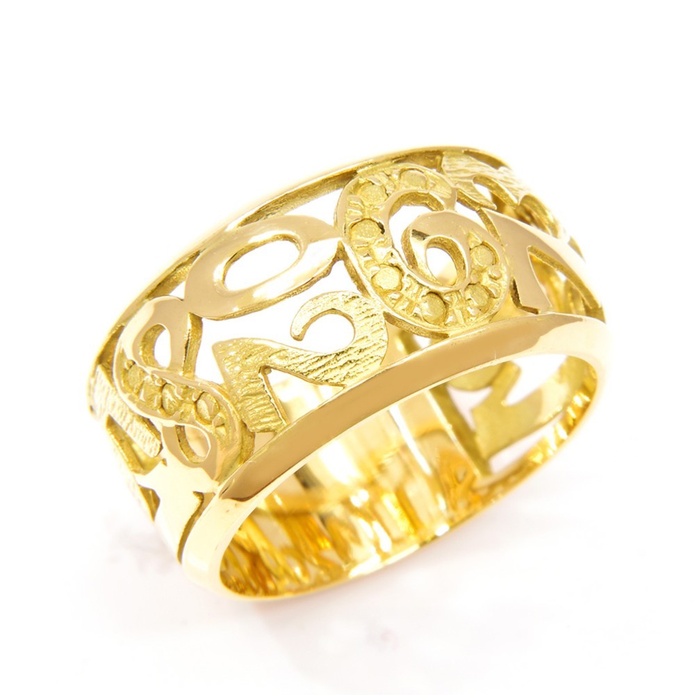 【国内即発】≪chibi jewels≫ AMOR 文字ロゴ リング(Gold) CHUQIU ラブフレンドシップリング レディース メンズ 18K