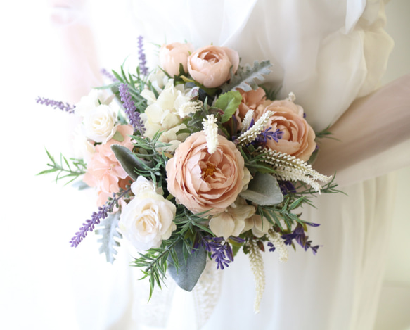 ナチュラルリゾートブーケ♡ブートニア付き 1788a6bff7d20c7795e11775a930a5