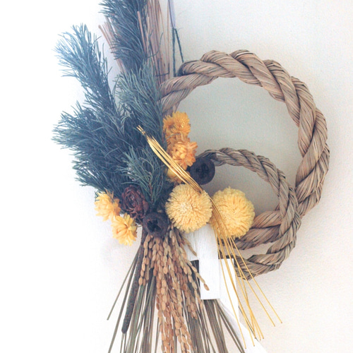 五葉松のお正月飾り しめ縄・しめ飾り primadecor 通販 1579511