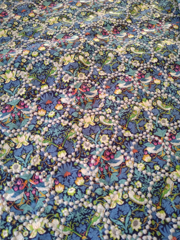 *受注製作*伊勢丹新宿ミナペルホネン*いちご泥棒ネイビーmix*mina perhonen*iPhoneケース* 3枚目の画像