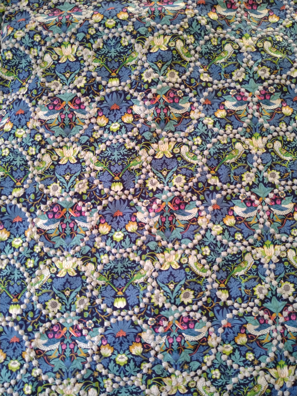 *受注製作*伊勢丹新宿ミナペルホネン*いちご泥棒ネイビーmix*mina perhonen*iPhoneケース* 4枚目の画像