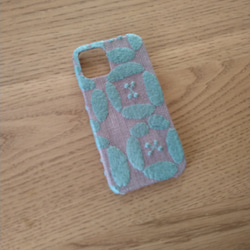 *受注製作*ミナペルホネン*dear*グレー*mina perhonen*iPhoneケース* 2枚目の画像