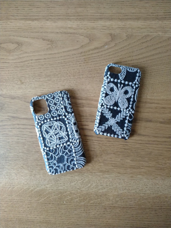 受注製作*ミナペルホネン*forest tile*チャコール*mina perhonen 