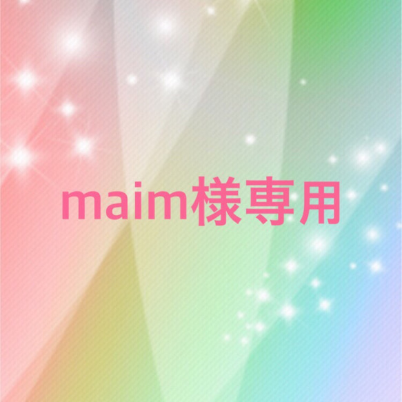 maim様専用ページ 1枚目の画像