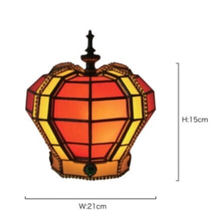 クラウンランプ　ステンドグラス型紙(A3サイズ配送) 3枚目の画像