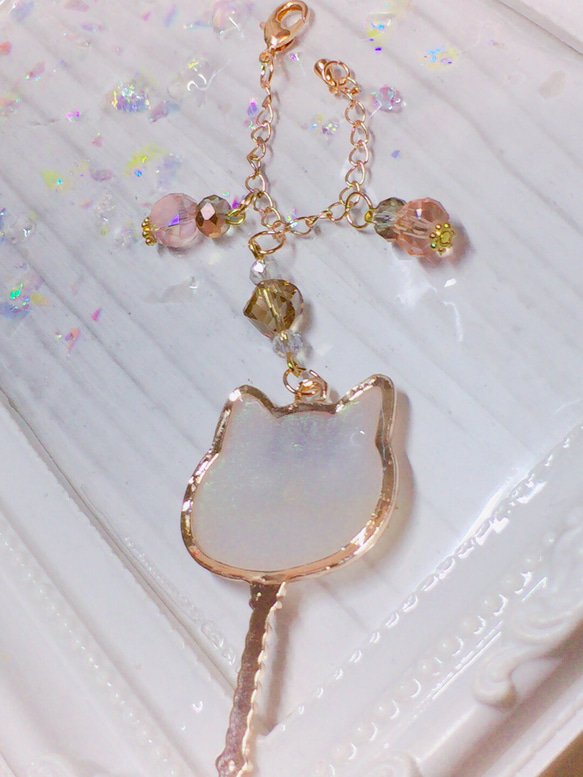 【♡FLY♡SHOP♡】ハンドメイド♡バックチャーム♡CATS 3枚目の画像