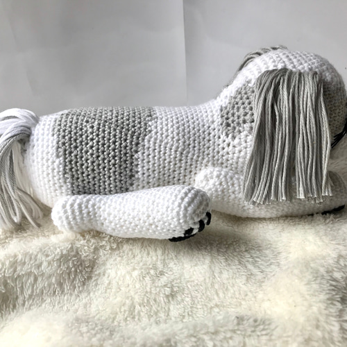 シーズー•犬のあみぐるみ☆ハンドメイド☆編みぐるみ - あみぐるみ