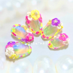 3dネイルパーツ ネイル ネイルパーツ うるうるネイル 再販2☆3dフラワー/氷ネイル/うるうるネイル/キラキラネイル/ドット