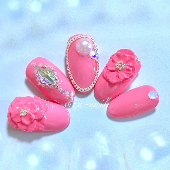 3dネイル myネイル👹 頑張って描いたー！ 猗窩座狛治さん推し🥹❤️ 今週4DX観に