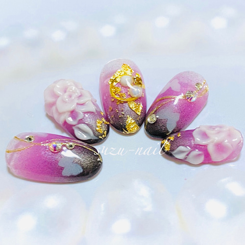 新作☆エアブラシネイル/和柄ネイル/nails/ネイル/フラワーネイル/3dネイル/成人式ネイル/グラデーションネイル ネイルチップ(つけ爪) suzu-nail 通販|Creema(クリーマ) 12939400 新作☆エアブラシネイル/和柄ネイル/nails/ネイル/フラワーネイル/3dネイル/成人式ネイル/グラデーションネイル ネイルチップ(つけ爪) suzu-nail 通販|Creema(クリーマ) 12939400