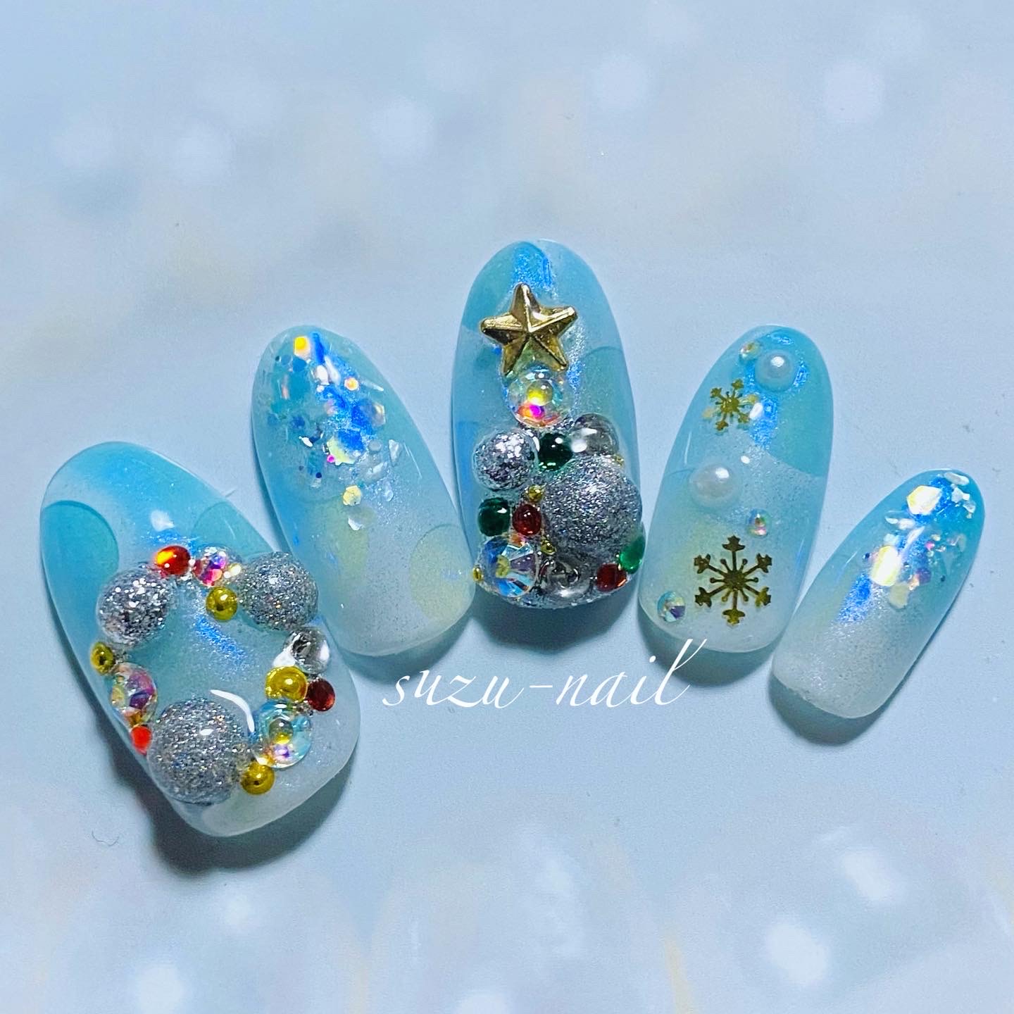 Amazon | DUOLEIMI ネイルパーツ クリスマス パーツ 100pcs