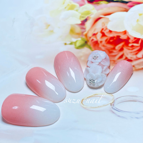 再販☆ベイビーブーマーネイル/エアブラシネイル/ブライダル/結婚式