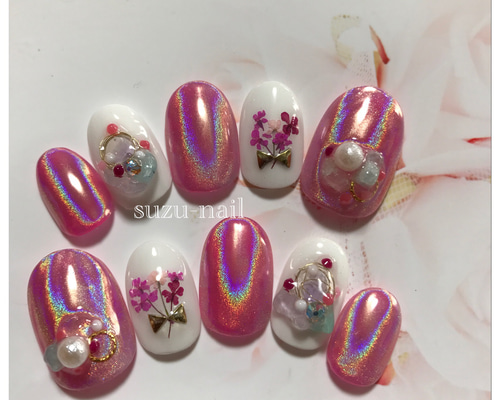 EVER NAIL ネイルチップ Flower No.005 EVER NAIL ネイルチップ Flower