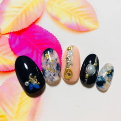 送料無料》再販40♡ガラスのようなネイル サイズオーダーネイルチップ