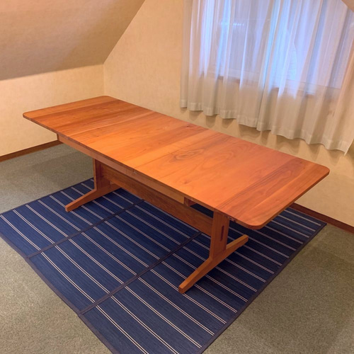 専用　エクステンションダイニングテーブル　天然木　simple style 引取 楽天市場】ダイニングテーブル 伸縮式 伸縮式テーブル 木製