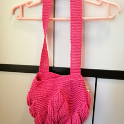 【魅惑すぎ。死ぬほどの愛情】手編みのウールバッグ-立体的なリーフハンギングショルダーバッグ 3枚目の画像