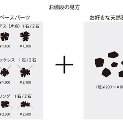 原石のアクセサリー セミオーダー 7枚目の画像