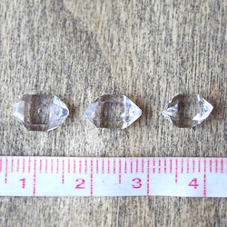 トモ様オーダー　原石のダイヤモンドクォーツのリング・ネックレス 8枚目の画像