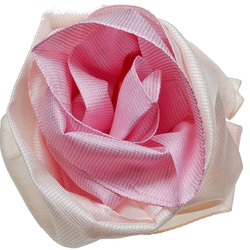 スカーフ　とにかる　シルク×コットン　コンパクトサイズ　ピンク 1枚目の画像