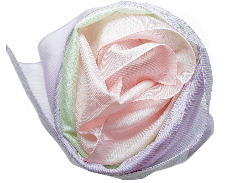 スカーフ　とにかる(大)　シルク×コットン　春