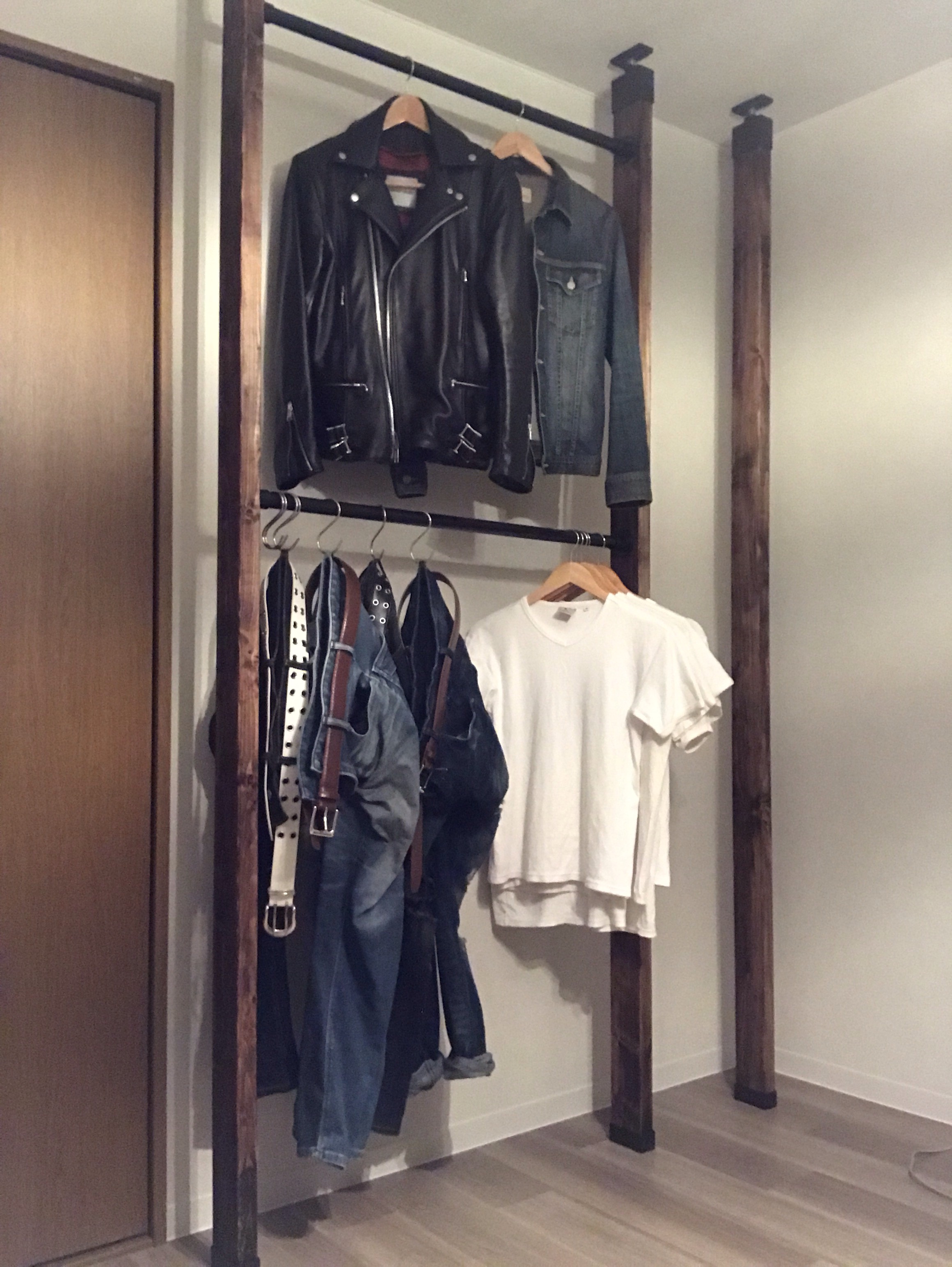 オーダーハンドメイド ブルックリン調ハンガーラック オーダーハンドメイド ブルックリン調ハンガーラック オーダー