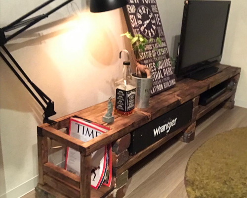 オーダーハンドメイド　ブルックリン調レール棚付きテレビボード 0_41a5eaacb60f2e92a5c017a6f3aa