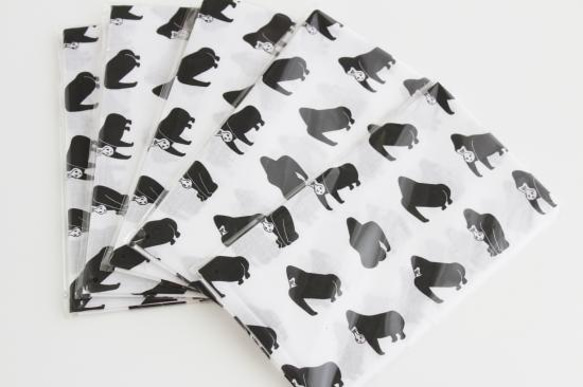 ゴリラのゴッさん手ぬぐい 1枚目の画像