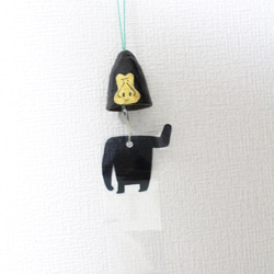 ゴリラのゴッさん風鈴（優しい顔） 2枚目の画像