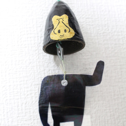 ゴリラのゴッさん風鈴（優しい顔） 3枚目の画像