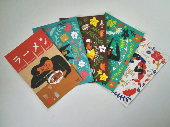 ゴリラのゴッさん　ポストカード　5枚　セット 1枚目の画像