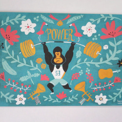 ゴリラのゴッさん　ポストカード　5枚　セット 3枚目の画像