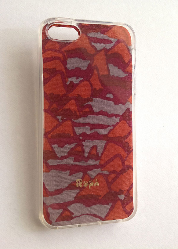 iPhone5(4/4s) 海岸（赤） 着替パーツ 1枚目の画像