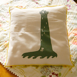 フシギ灯台のクッションカバー 1枚目の画像
