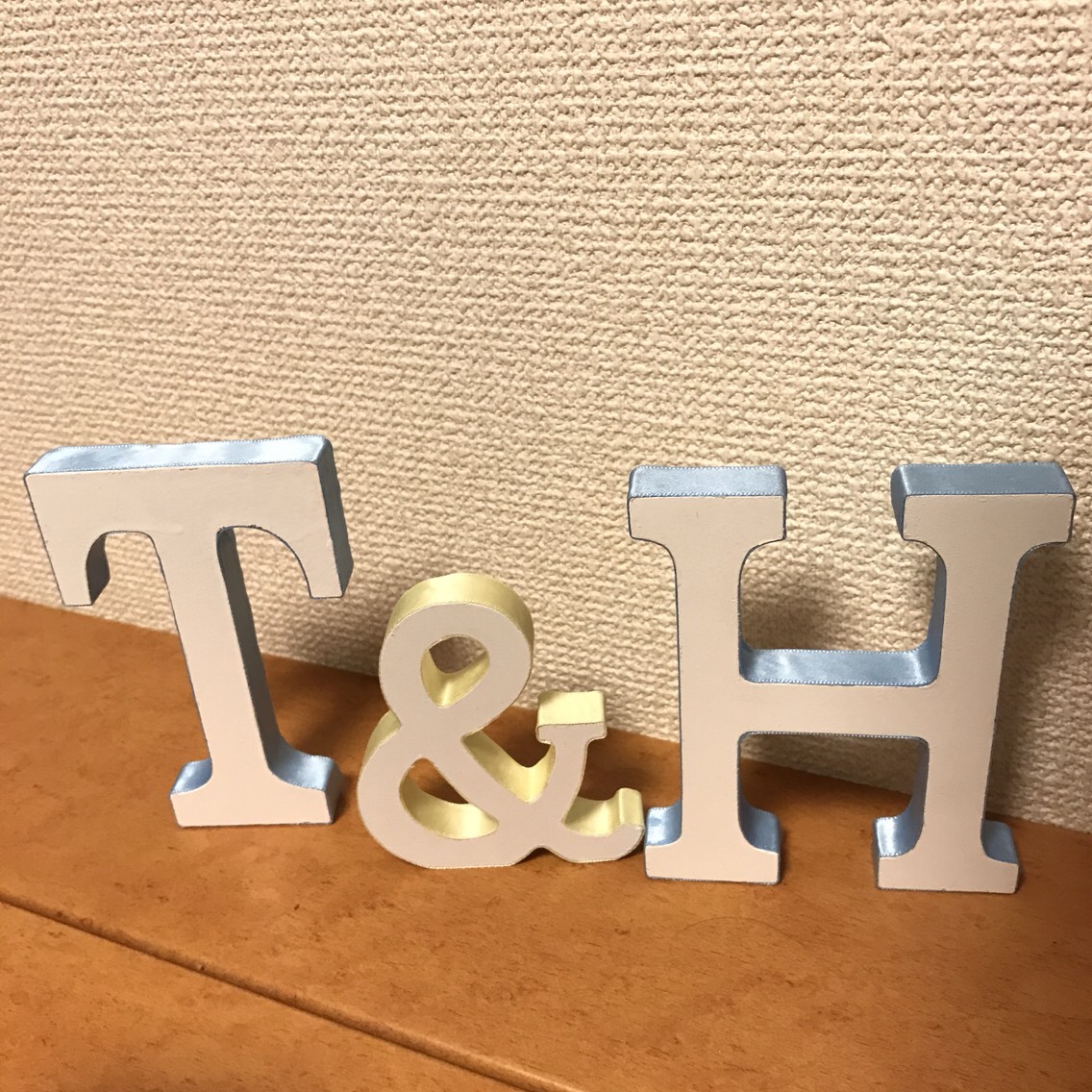 3点セット価格】イニシャルオブジェ ウェルカムスペースインテリア