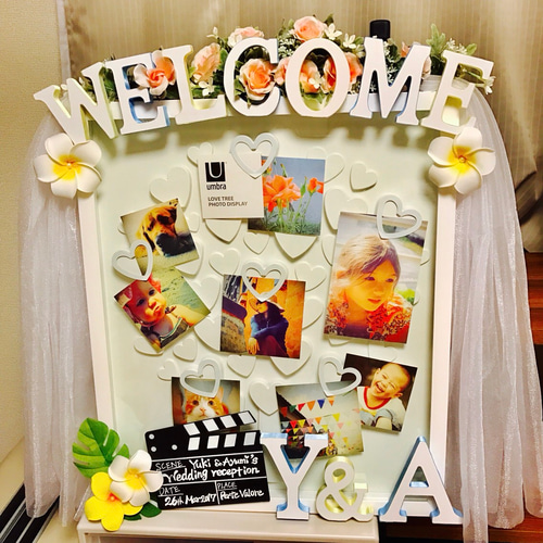 3点セット価格】イニシャルオブジェ ウェルカムスペースインテリア