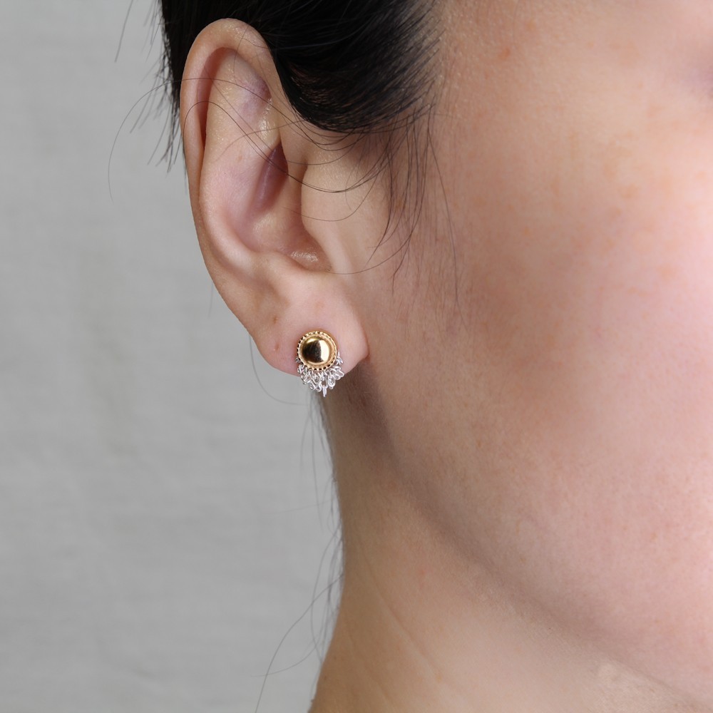 「beard」ピアスチャーム　S　(シルバー)