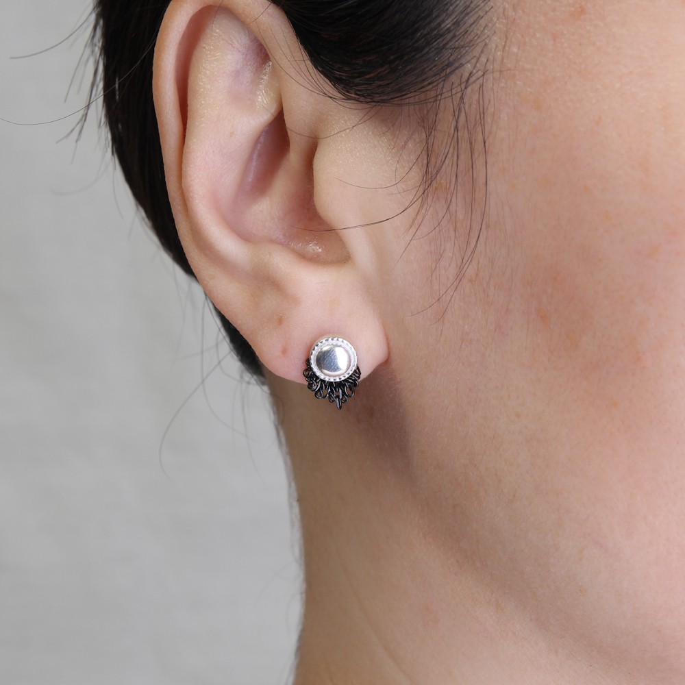 「beard」ピアスチャーム　S　（ブラック）