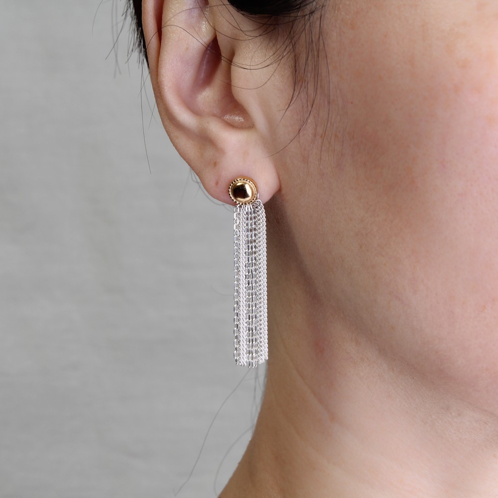 「beard」ピアスチャーム　M　（シルバー）