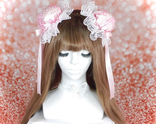 ヘアクリップ セット うさちゃん さくらピンク a-07 ヘアクリップ