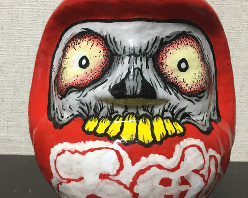 シークレットベース 達磨 スカル 赤 DARUMA SKULL RED DARUMA SKULL X-RAY FULL COLOR RED Ver. - SECRET BASE ONLINE