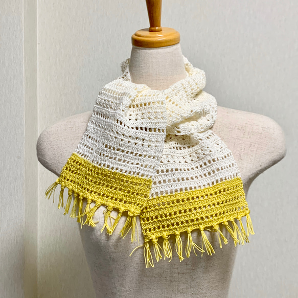 カシミヤワッフルミニストール(hand knitting machine) – yourwear
