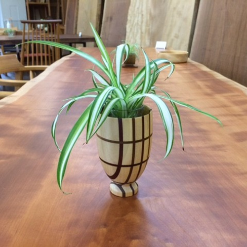 寄木オブジェ 一輪挿し・花瓶・花器 きくら工房 通販 10311325｜Creema