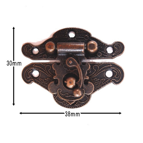 在庫処分】スライドロックD 小 10個入り 掛け金具 DIYパーツ 家具製作