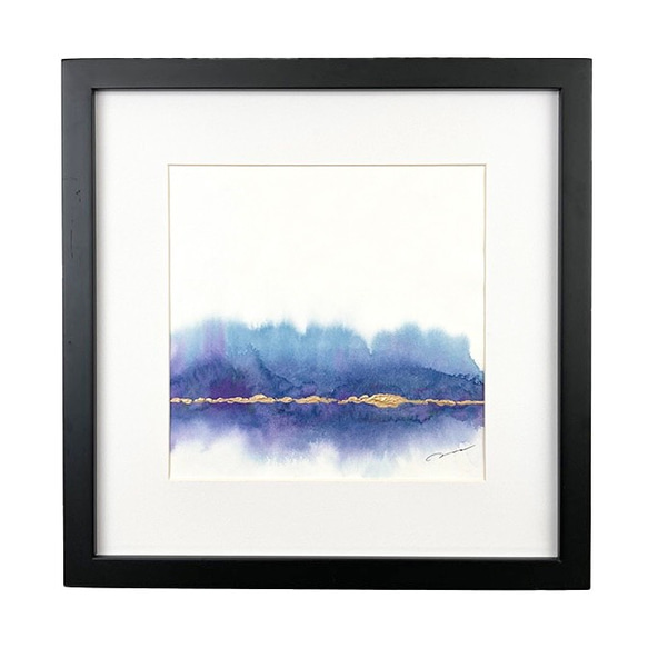 DEEP WATER LAVENDER- 絵画 花 抽象画 寒色 おしゃれ アート